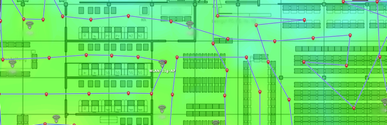 WLAN Funkmessung Empfang